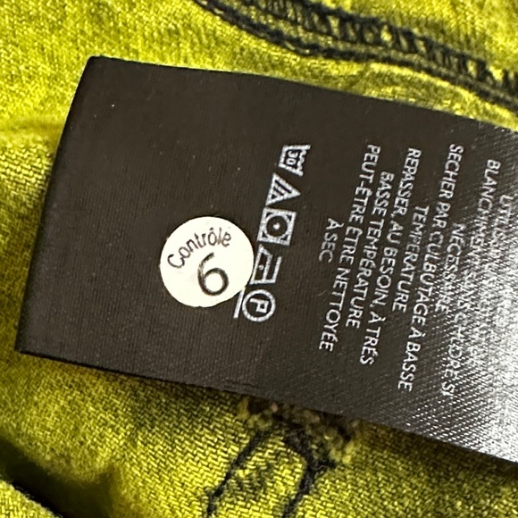 We The Free Ziggy Overalls – 9, 27” Inseam, Relaxed Fit, Acid Wash Chartreuse - Picture 14 of 15